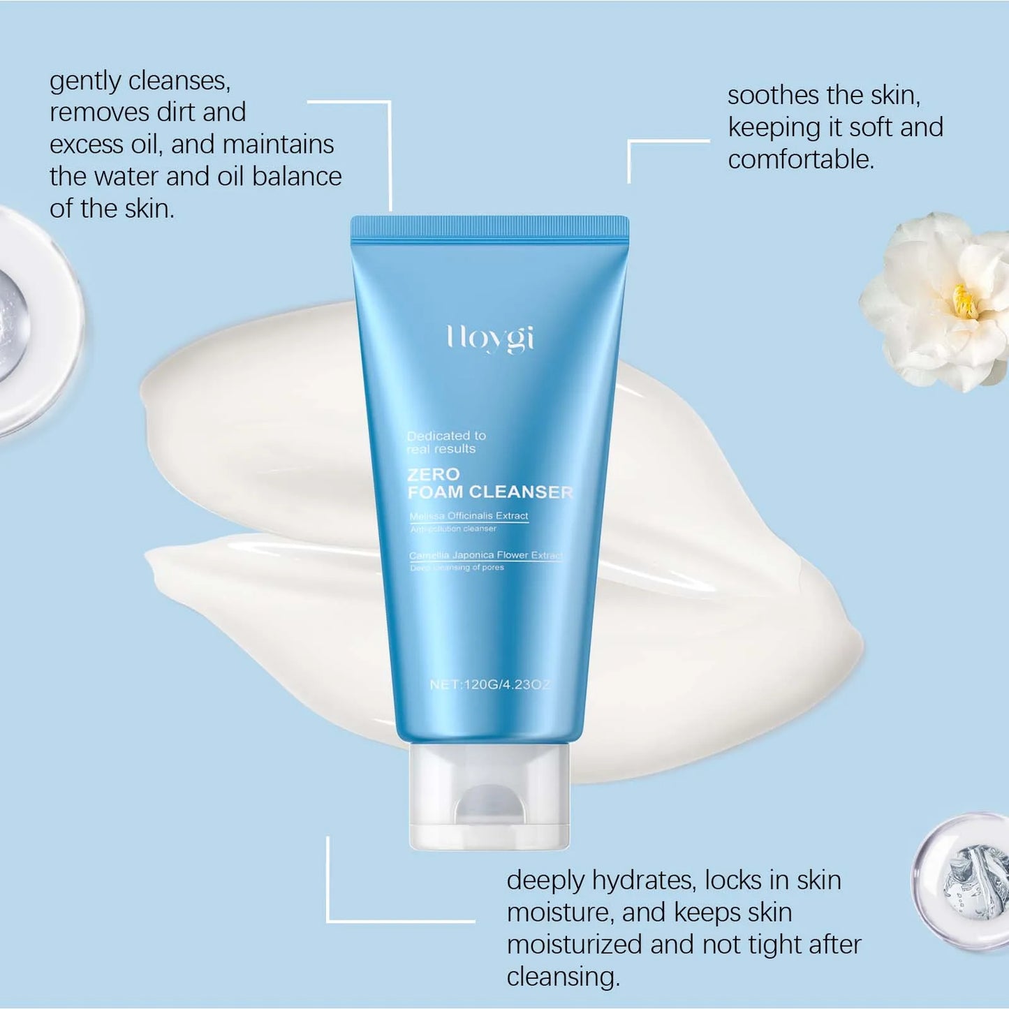 HOYGI Hydrating Face Cleanser 120g