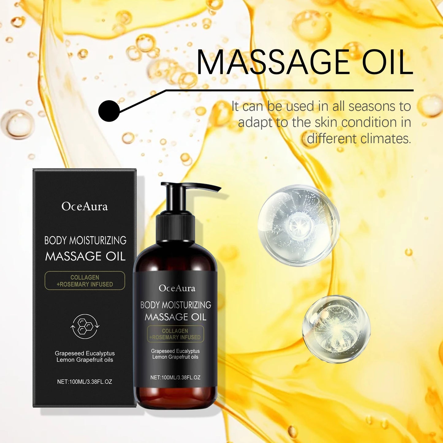 OceAura Body Massage Oil 100ml