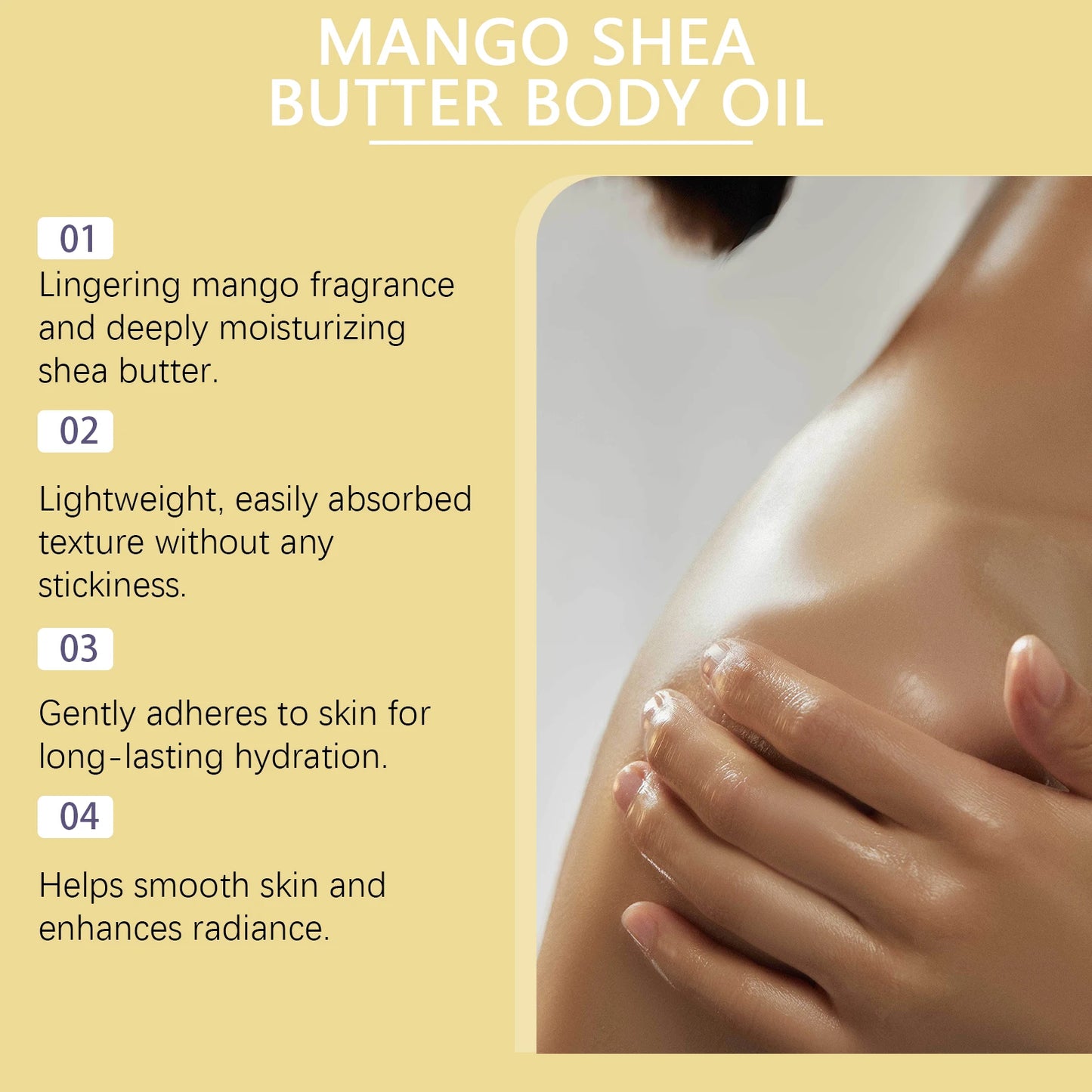 OceAura Mango Shea Body Oil  100ml