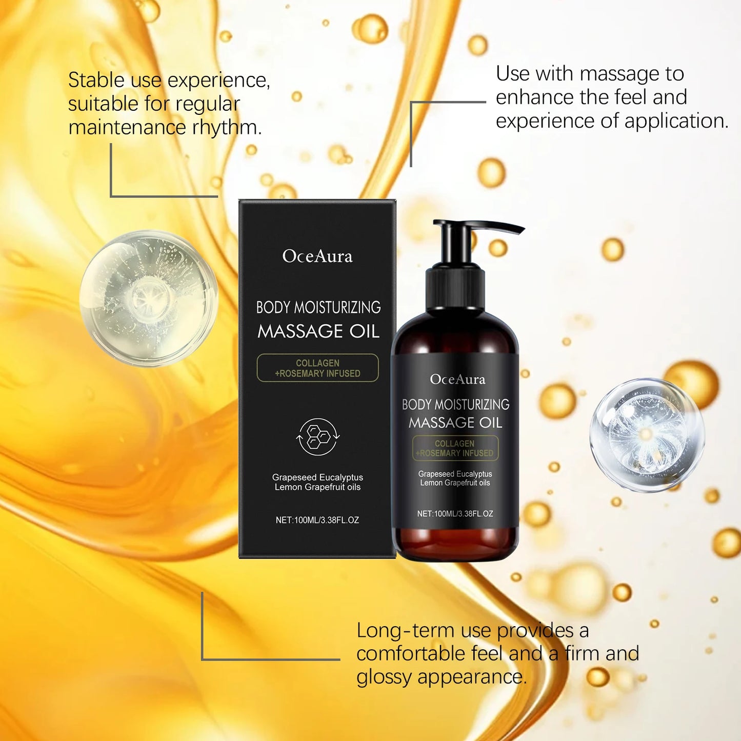 OceAura Body Massage Oil 100ml