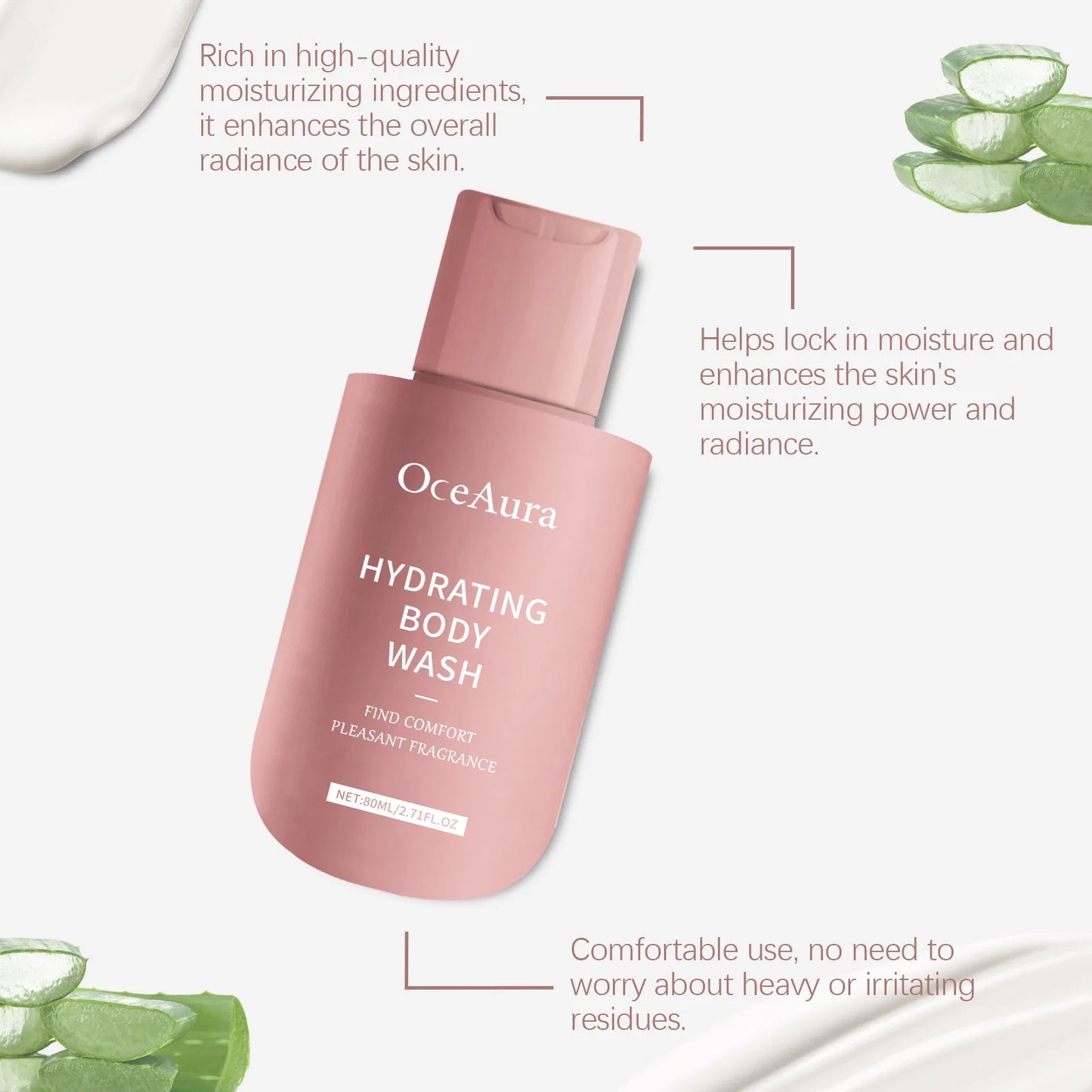 OceAura Hydrating Body Wash 80ml