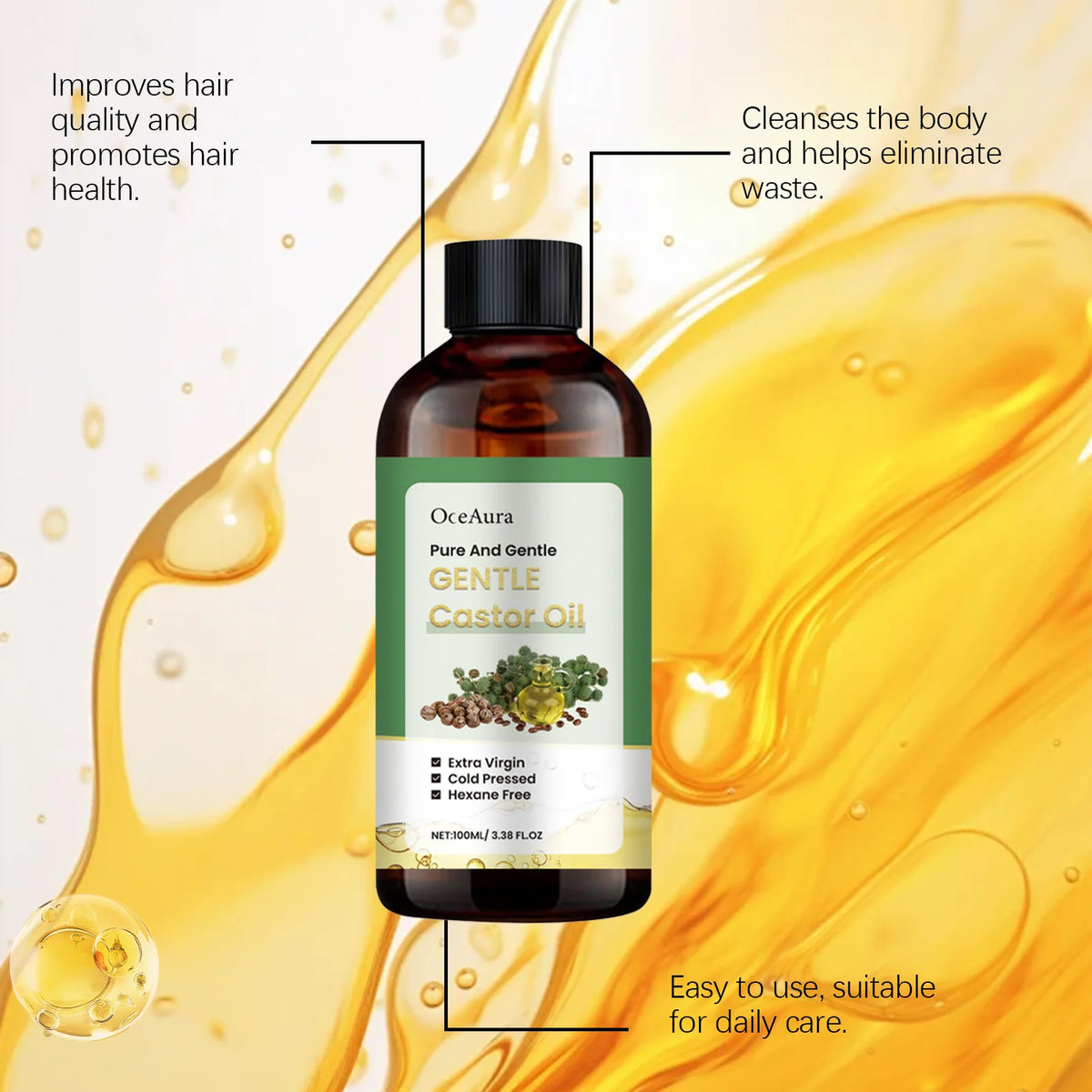 OceAura Castor Oil 100ml