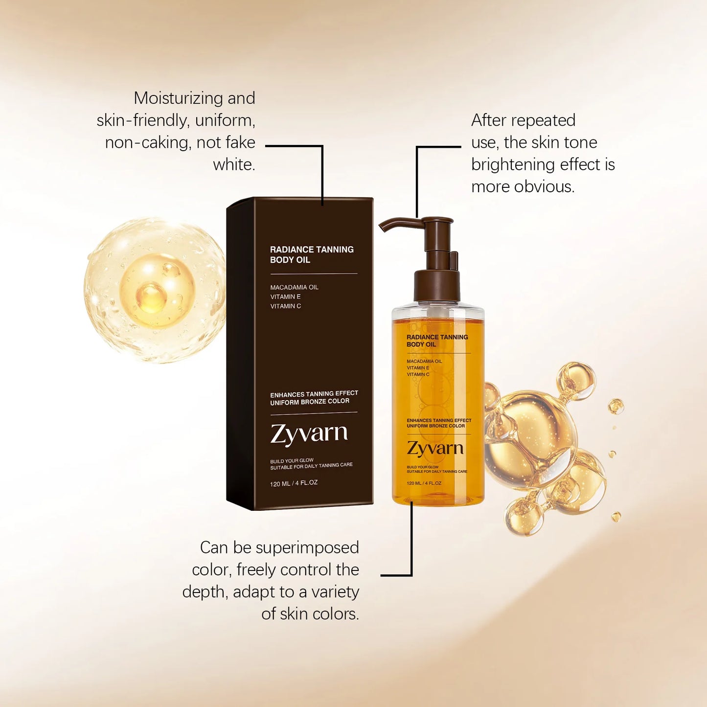 Zyvarn Radiance Body Oil 120ml