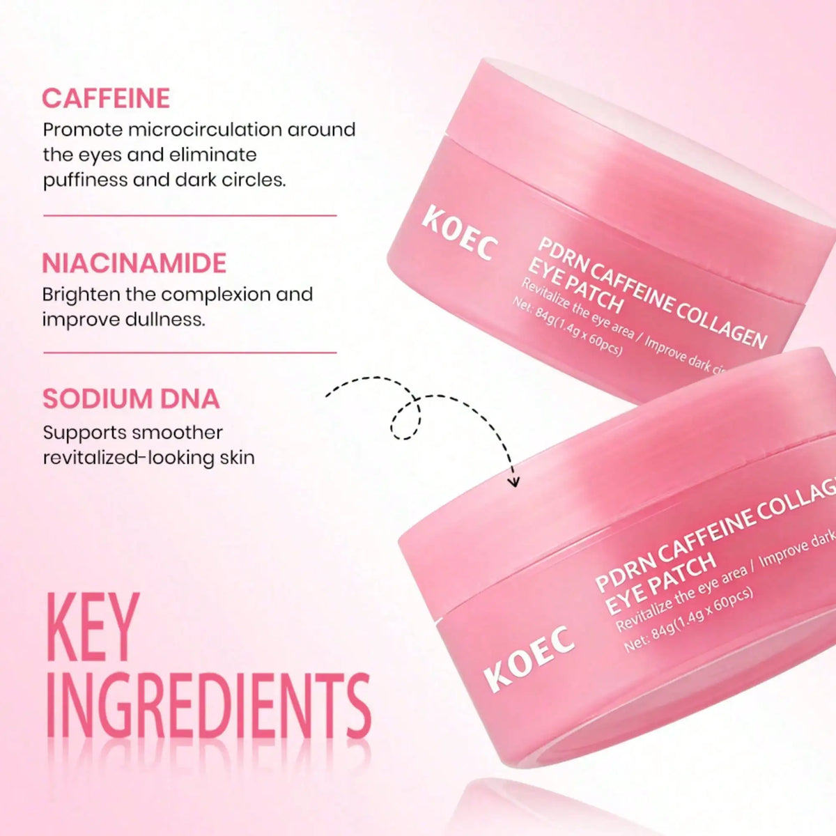 KOEC Collagen Eye Patches 60pcs