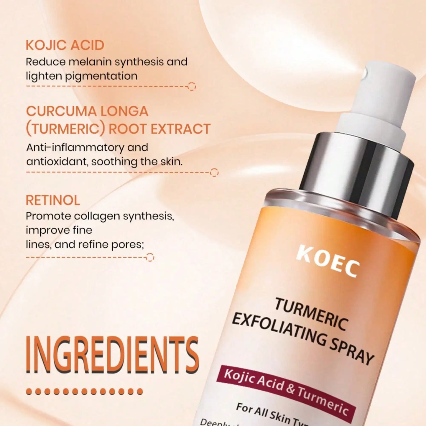 KOEC Turmeric Body Spray 100ml
